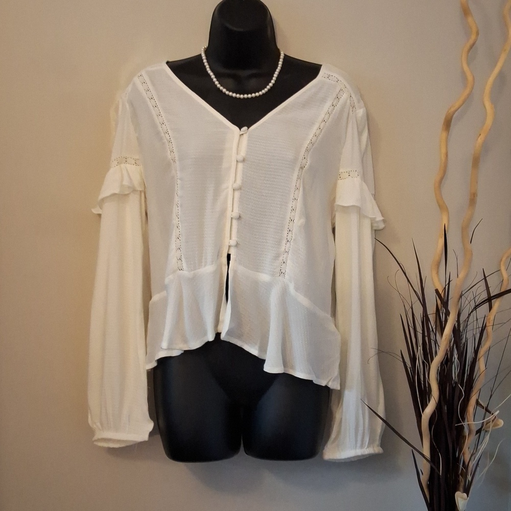 BOG Collective Size Large Blouse